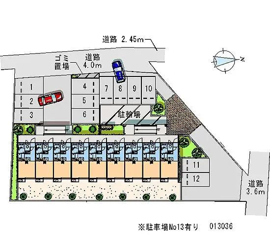 武蔵村山市本町３丁目　月極駐車場（LP）